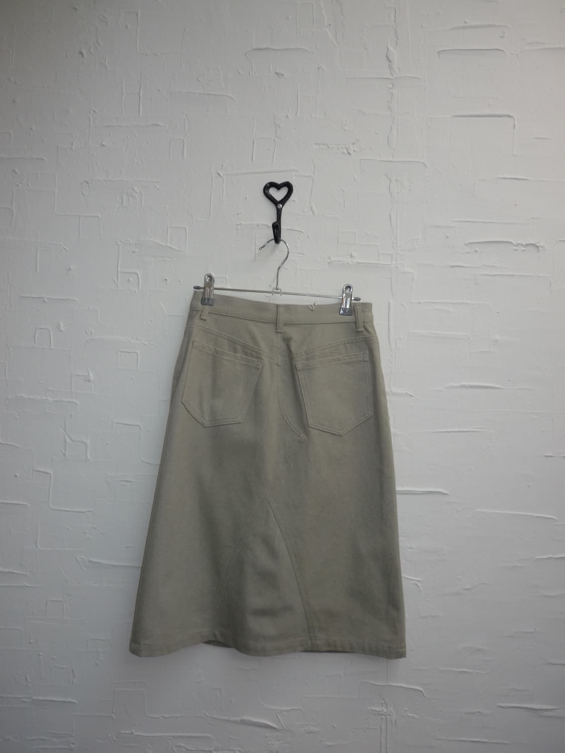 Light grey A line skirt 상품이미지4