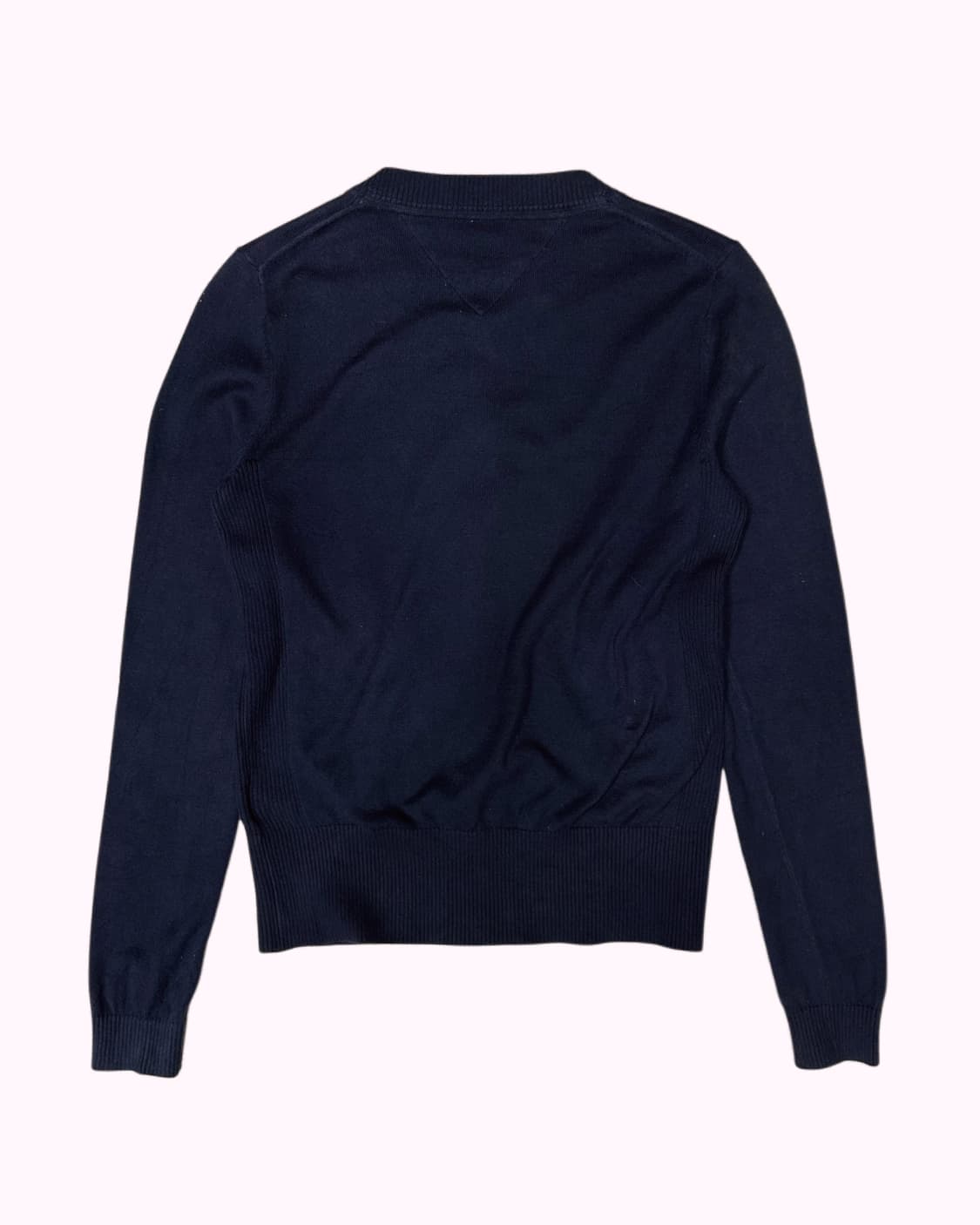 mark embroidery navy cardigan 상품이미지4