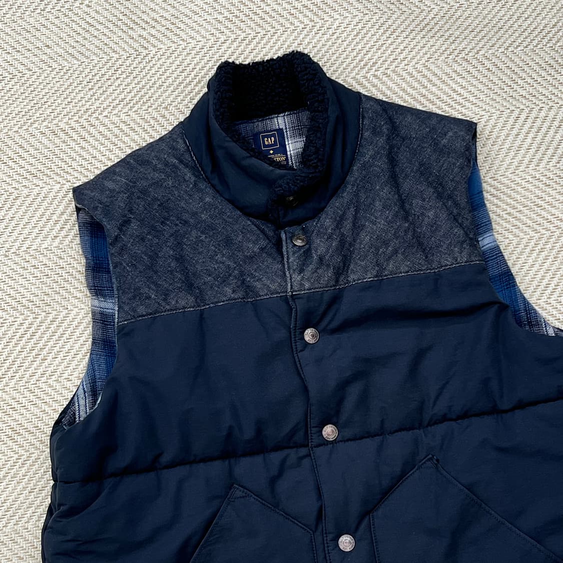 갭x펜들턴 패딩베스트 r2248 상품이미지3