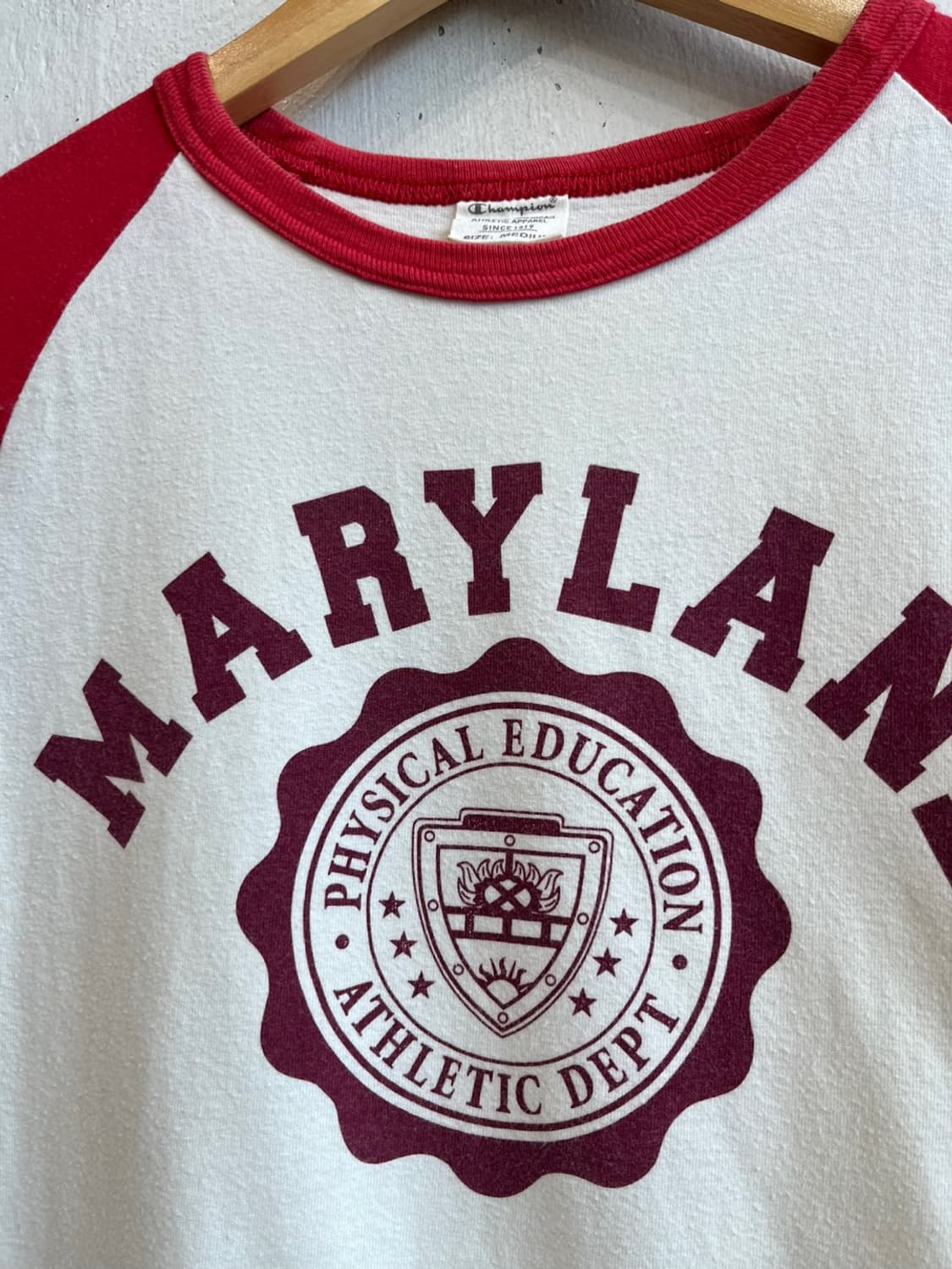 챔피온 재팬 MARYLAND 래글런 반팔 티셔츠 M 상품이미지2