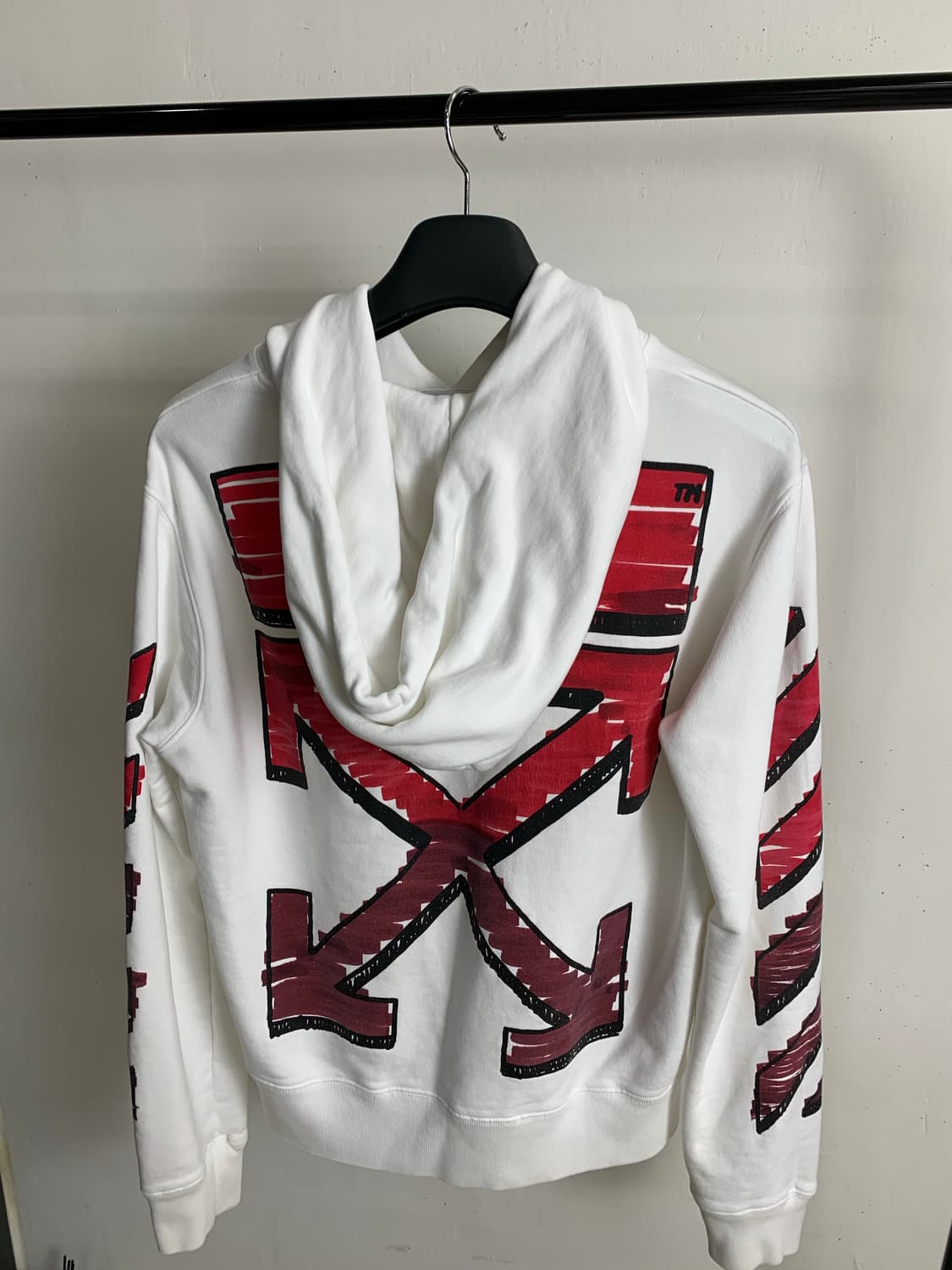 [M] 오프화이트 마커애로우 후드티 상품이미지1