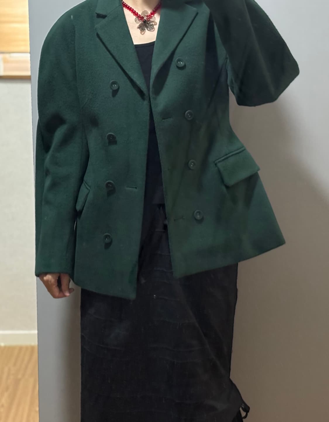 푸시버튼 그린 자켓  상품이미지8