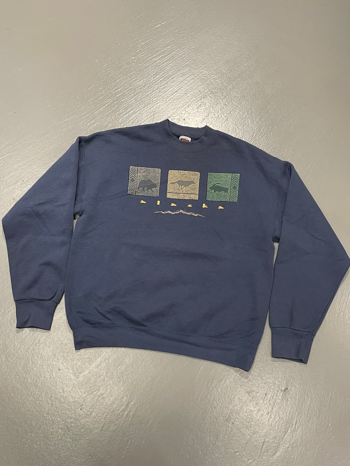 90‘s 빈티지 알래스카 로고 맨투맨    상품이미지6