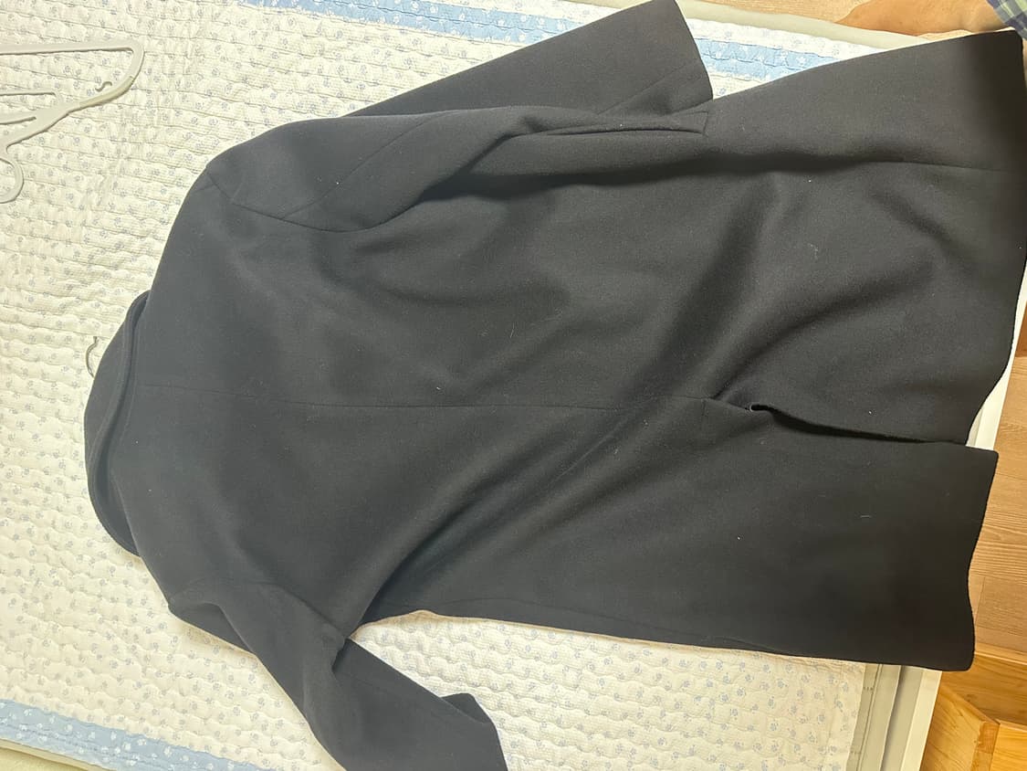 앤더슨벨 캐시미어 블랙 더블 코트 M 상품이미지2