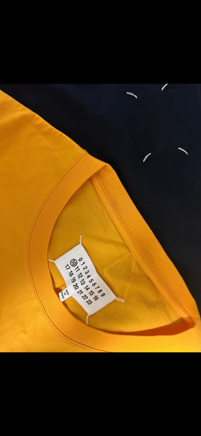 메종 마르지엘라 노랑 티셔츠 xs 상품이미지1