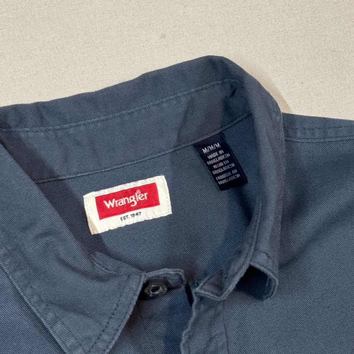 M) Wrangler 랭글러 투포켓 워크웨어 코튼 셔츠 상품이미지6