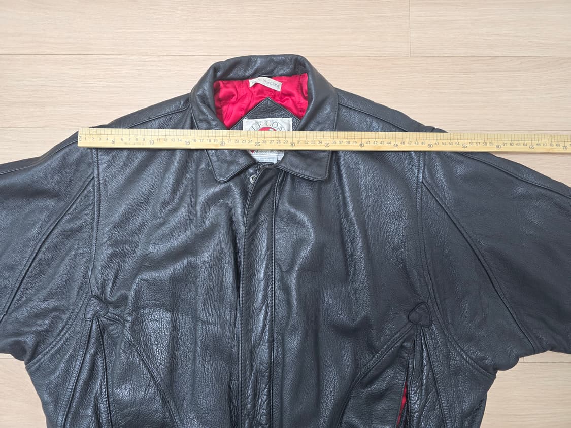 빈티지 Gulf Coast Outfitters 소가죽 봄버자켓 L 상품이미지7