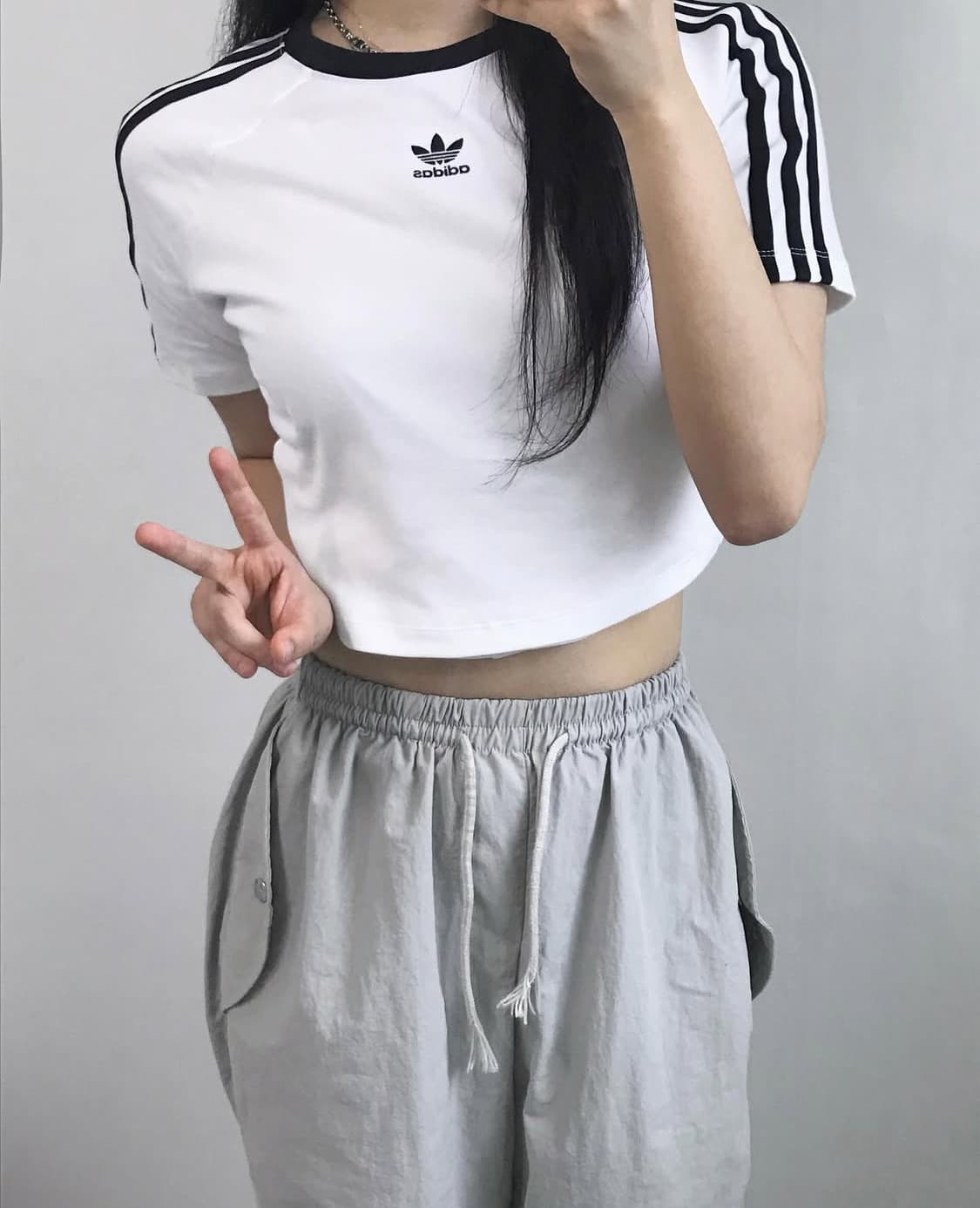 Adidas 아디다스 화이트 링거티 상품이미지2