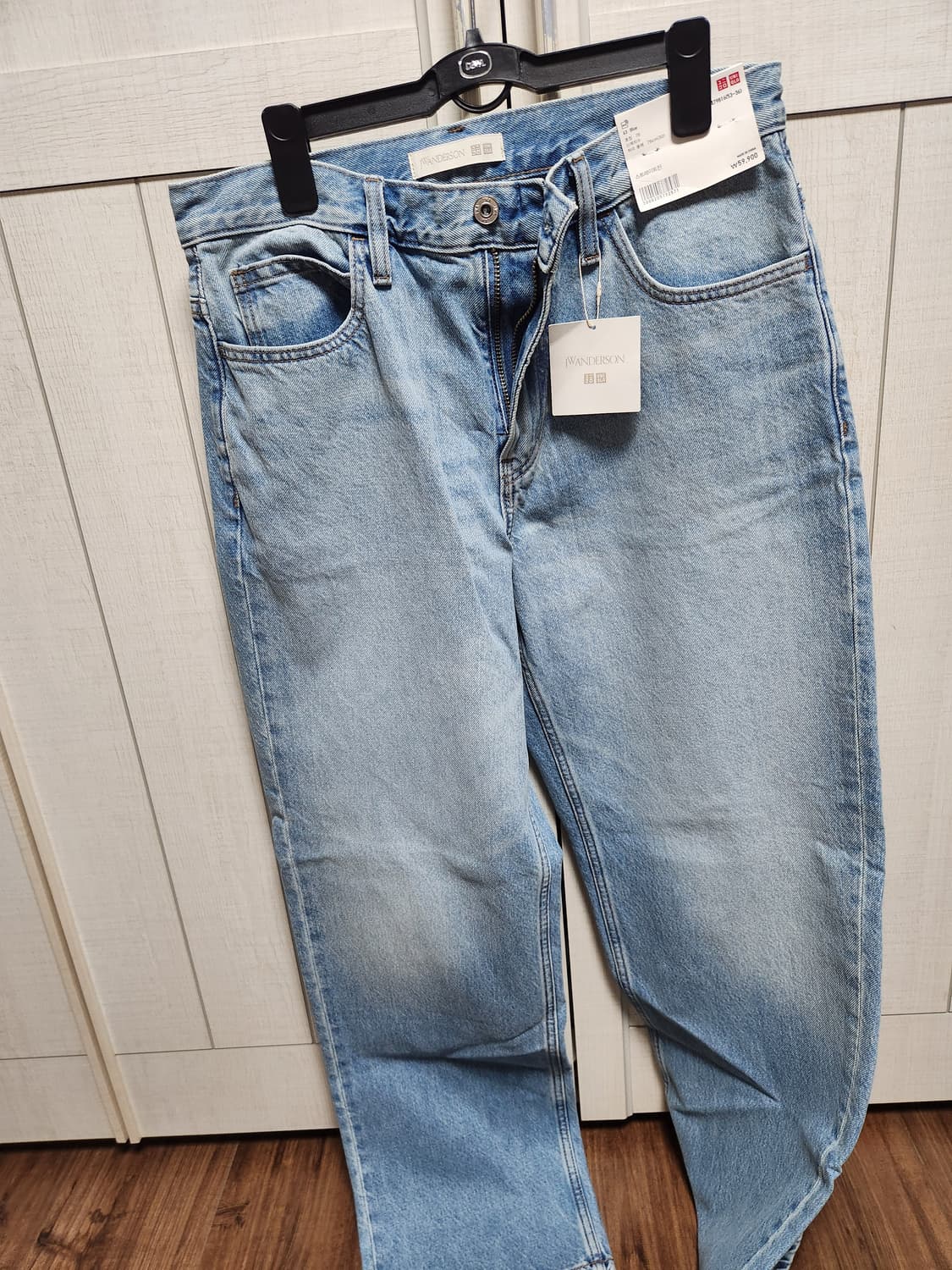 유니클로 jw앤더슨 스트레이트진 63블루 초판 30사이즈(새상품) 상품이미지1