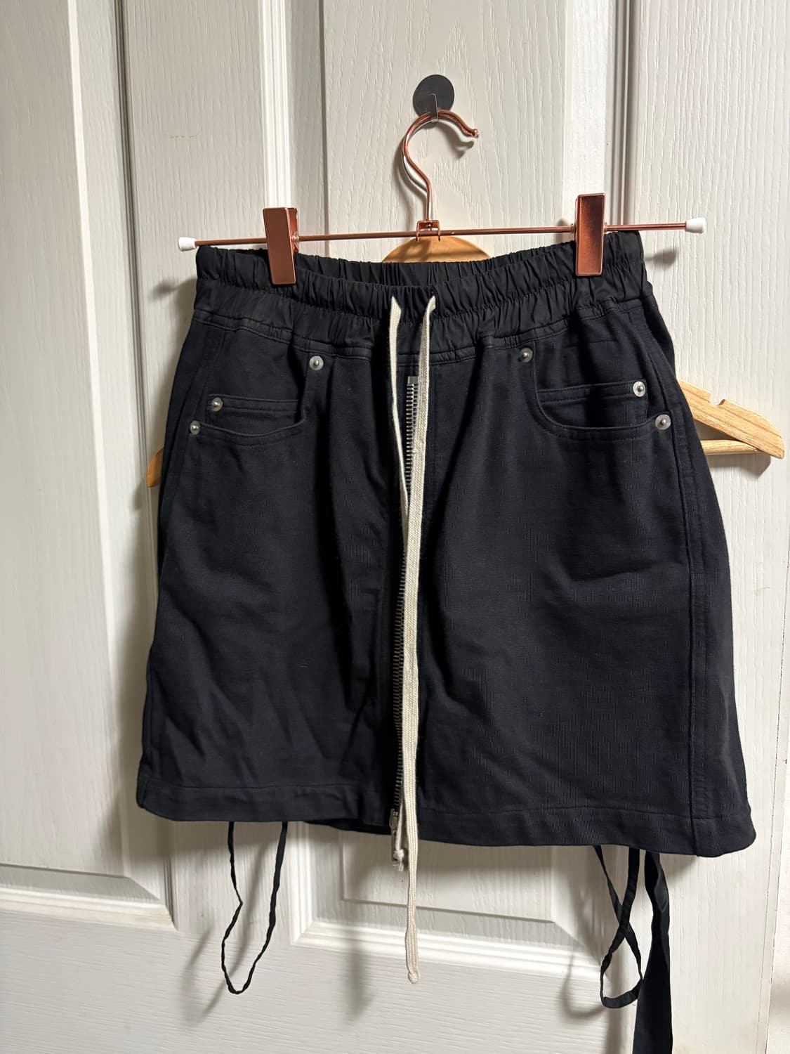 릭오웬스 다크쉐도우 코튼 집업 스커트 상품이미지1