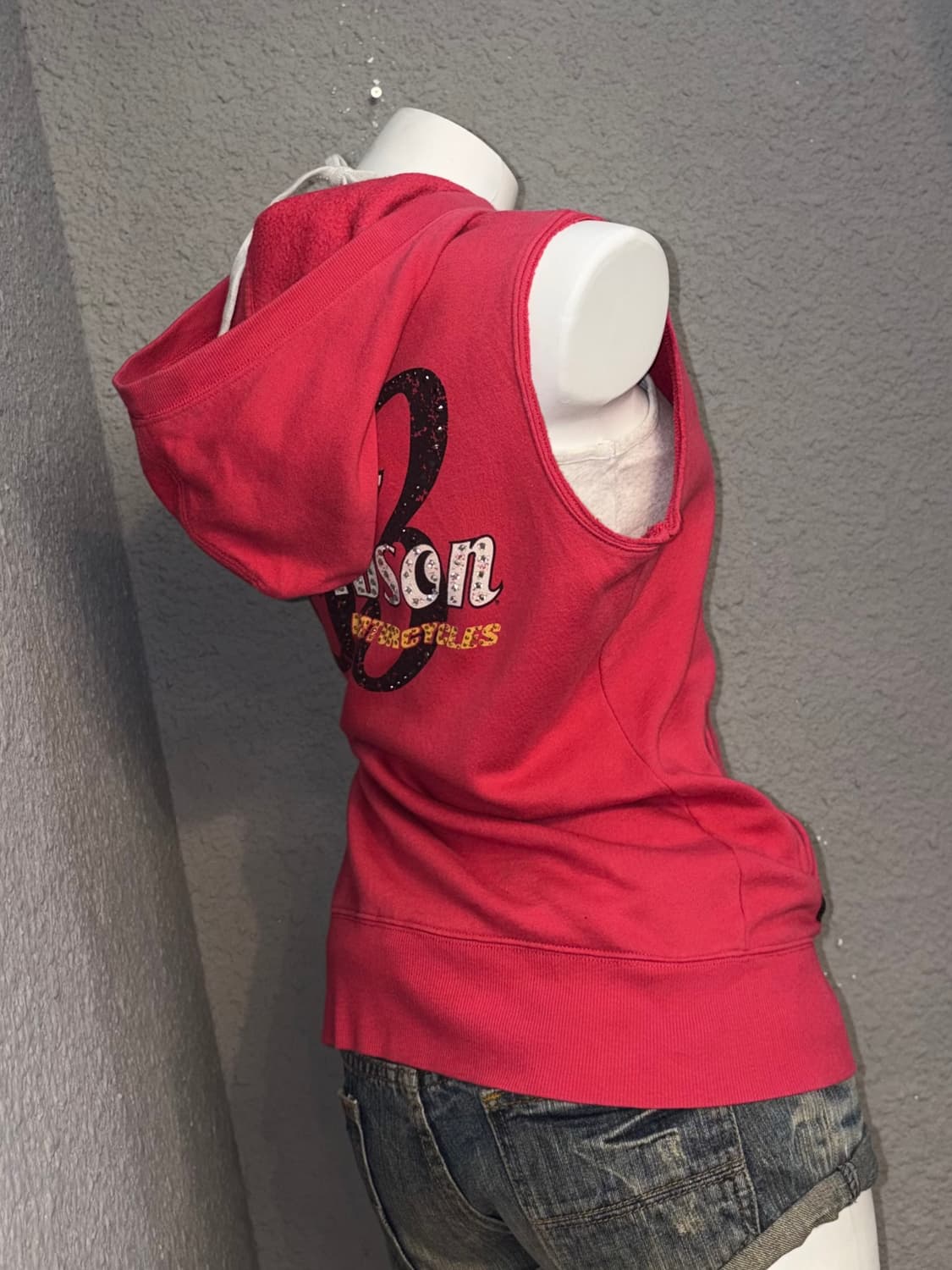 할리데이비슨 후드 베스트 상품이미지3