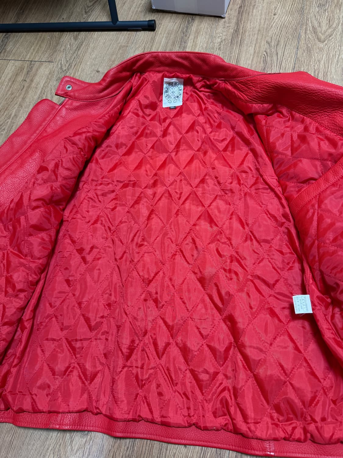 크롬하츠 레더자켓 레드 상품이미지9