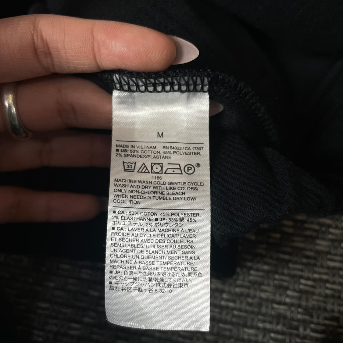 바나나리퍼블릭 블랙 폴리 카라 가디건 M 상품이미지6