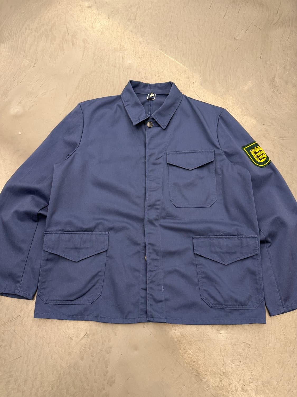 OLD EURO WASHED NAVY WORK 유로피안 프렌치워크자켓 상품이미지3