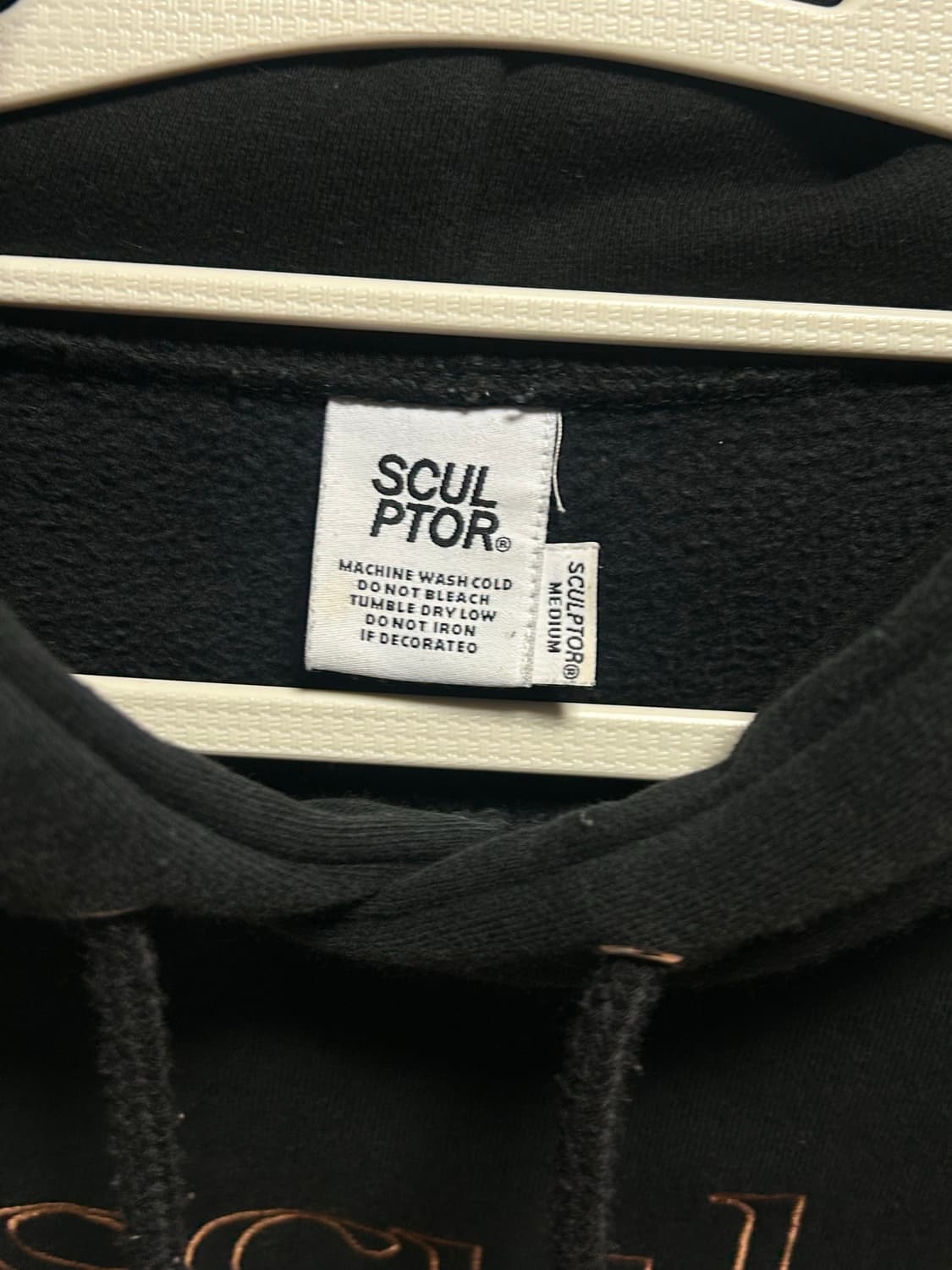 Sculptor 스컬프터 후드티 M 블랙 상품이미지2