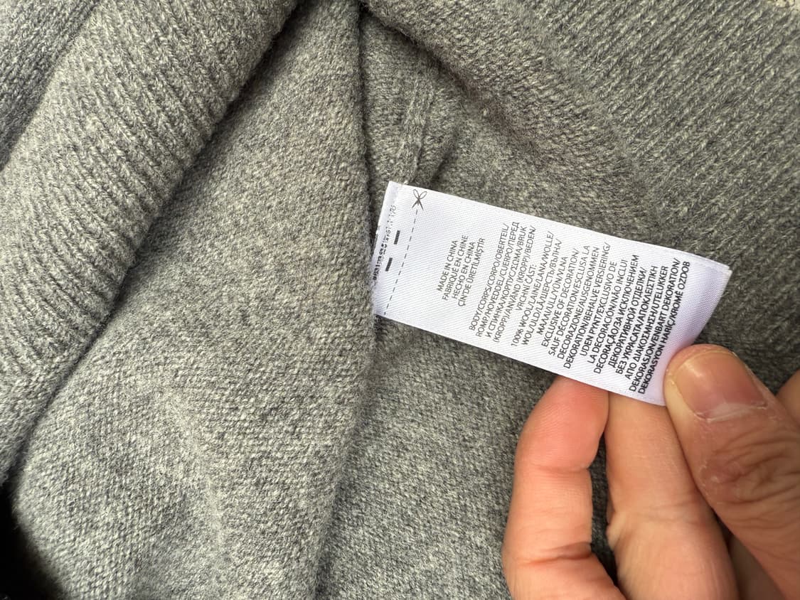 폴로 랄프로렌 그레이/아이보리 니트 상품이미지3