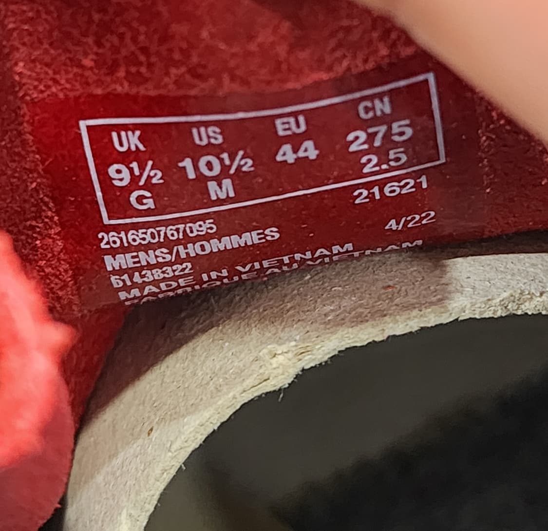 클락스 왈라비 부츠 VCY 스웨이드 UK 9.5 상품이미지8