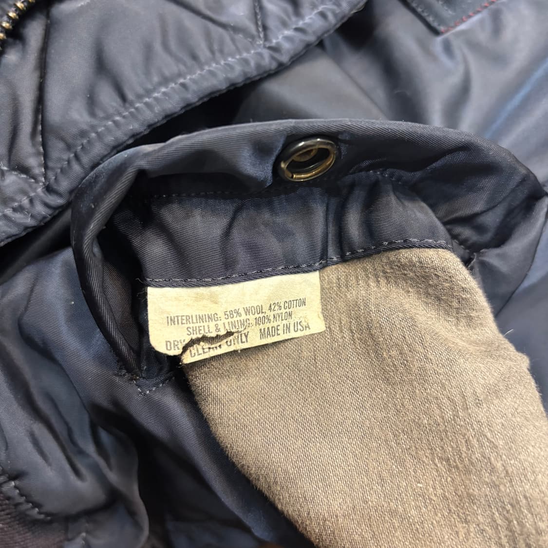 알파인더스트리 네이비 B-15C 플라이트 자켓 상품이미지10