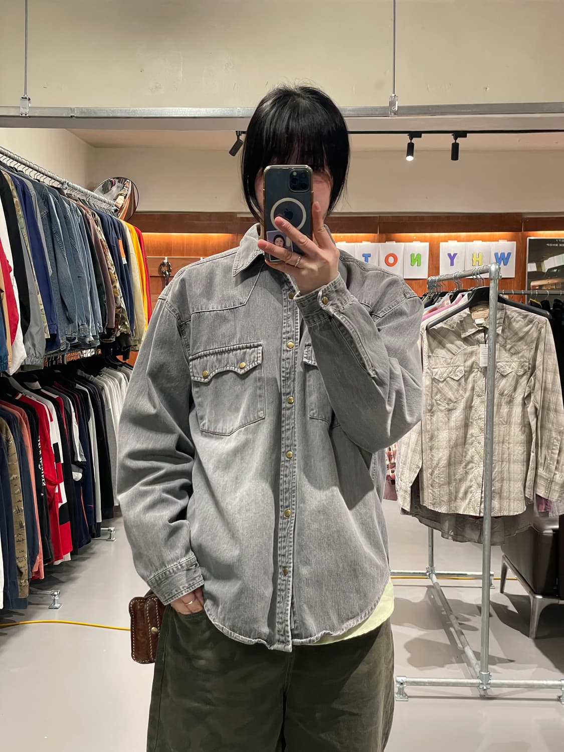 빈티지 웨스턴 셔츠   상품이미지1