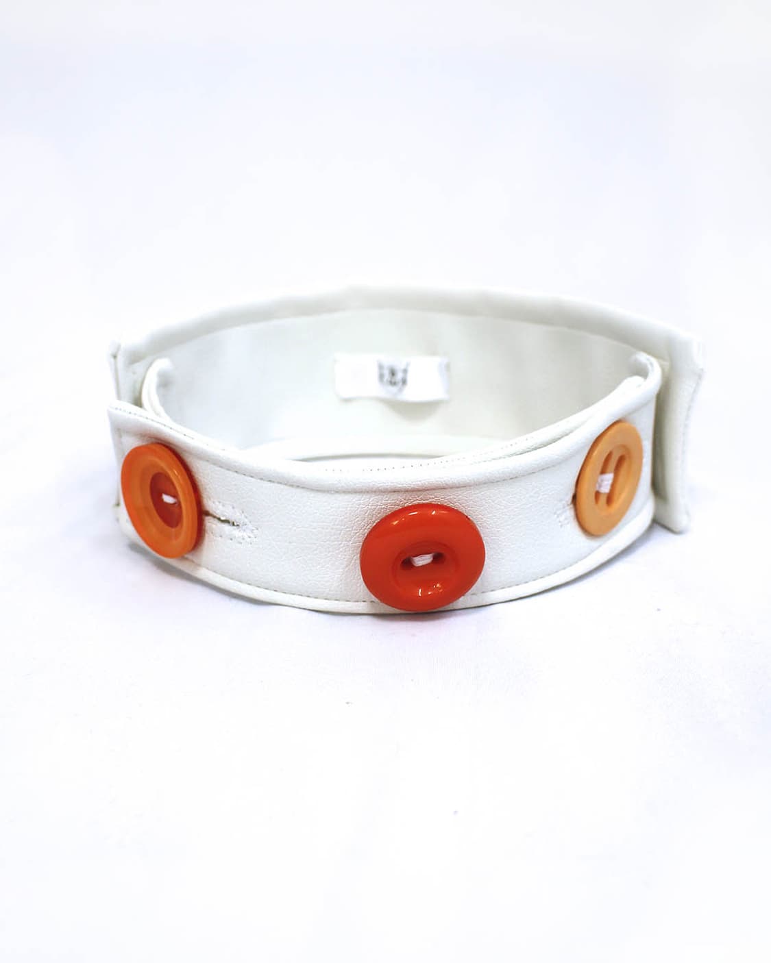 Thick leather neon stud choker+hand cuff 상품이미지2
