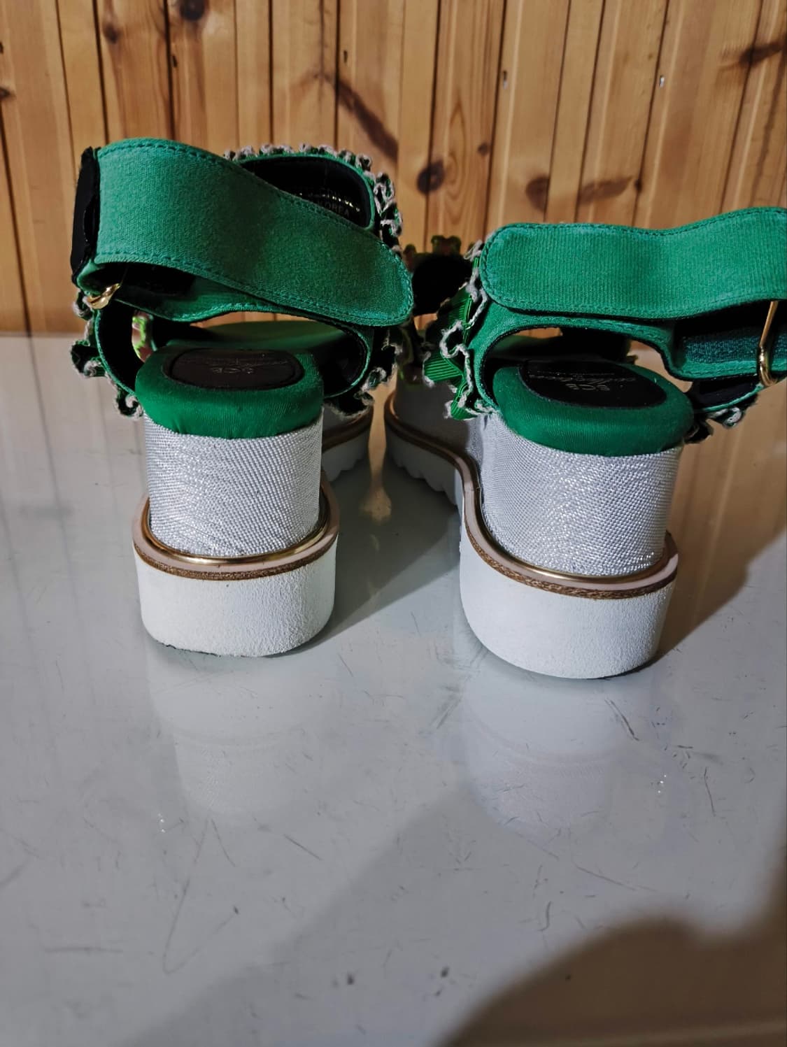 240mm 슈콤마보니 프릴 샌들 7.5cm 상품이미지6
