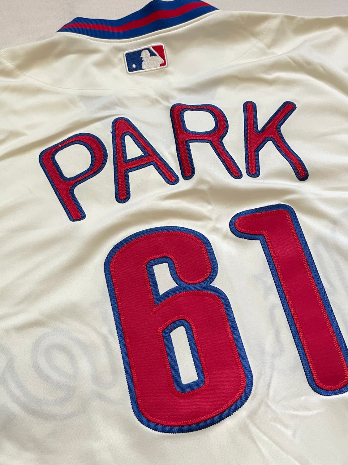 [새상품] 마제스틱 MLB 필라델피아 필리스 어센틱 박찬호 유니폼 상품이미지8