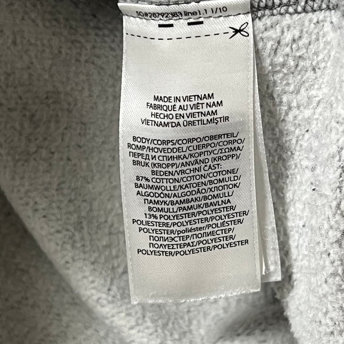 L 폴로랄프로렌 자수 로고 그레이 후드티 상품이미지5