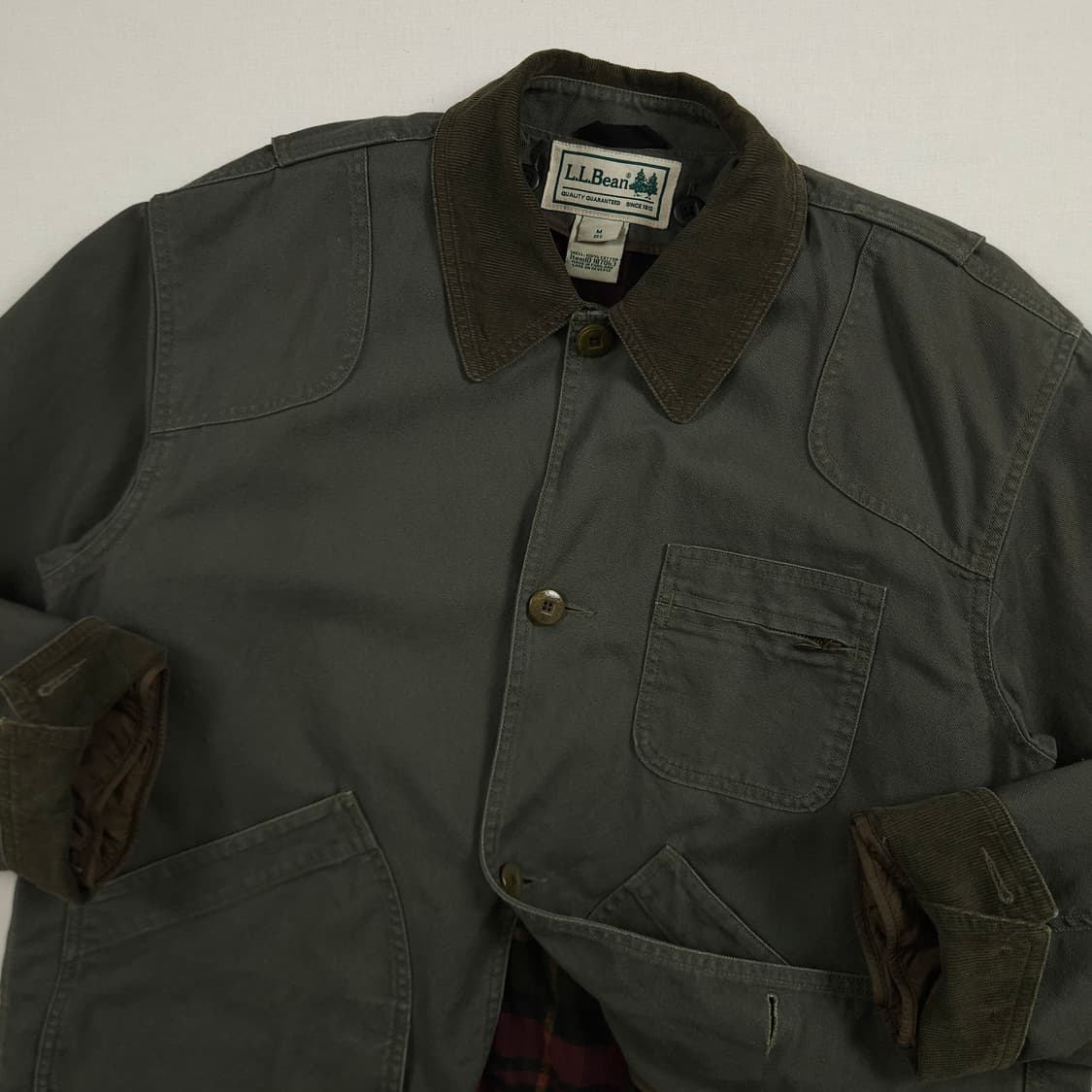 L(100) 엘엘빈 내피분리형 헌팅자켓 카키 상품이미지3