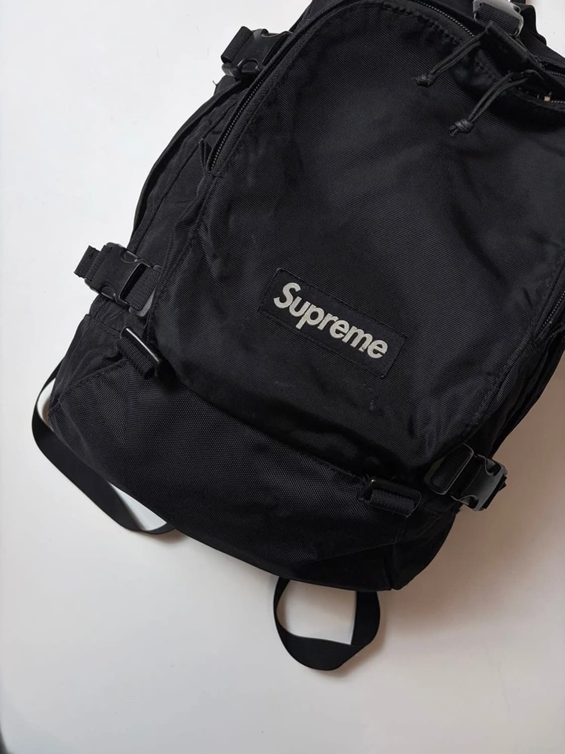 슈프림 Supreme 19FW 블랙 백팩 Q1515 상품이미지3