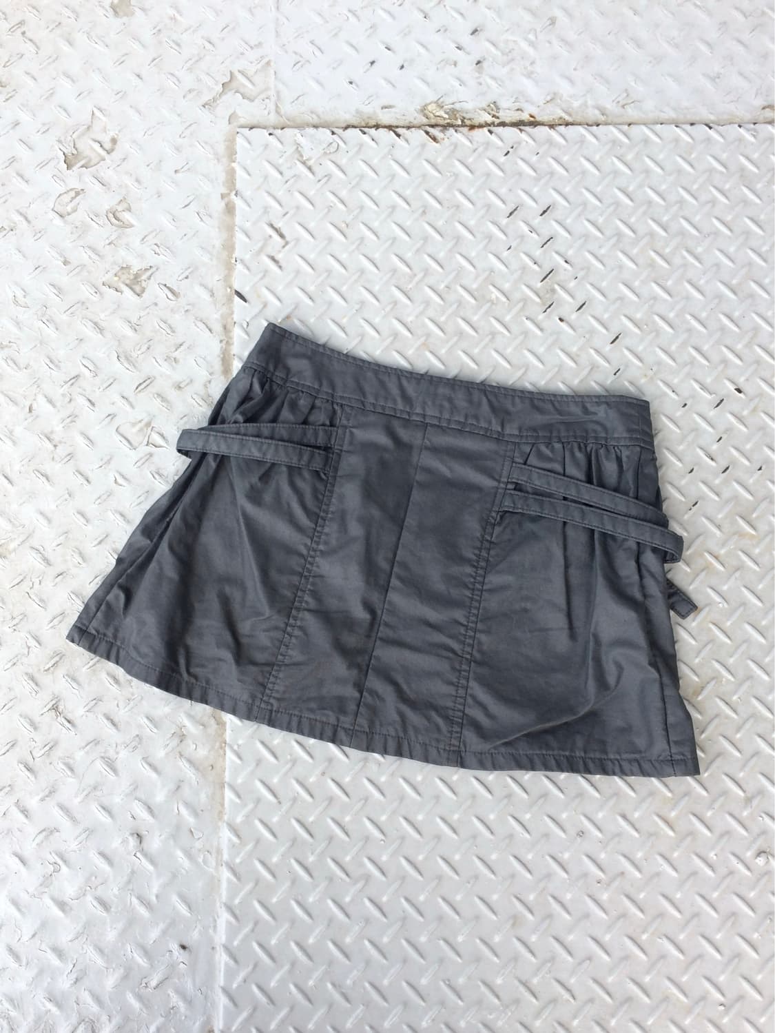 Eyelets Belted Skirt 상품이미지5