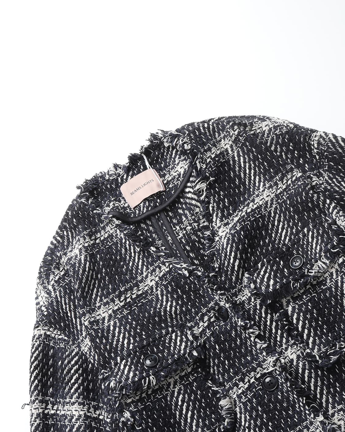 빔즈 BEAMS LIGHTS Check Tweed Blouson 상품이미지6