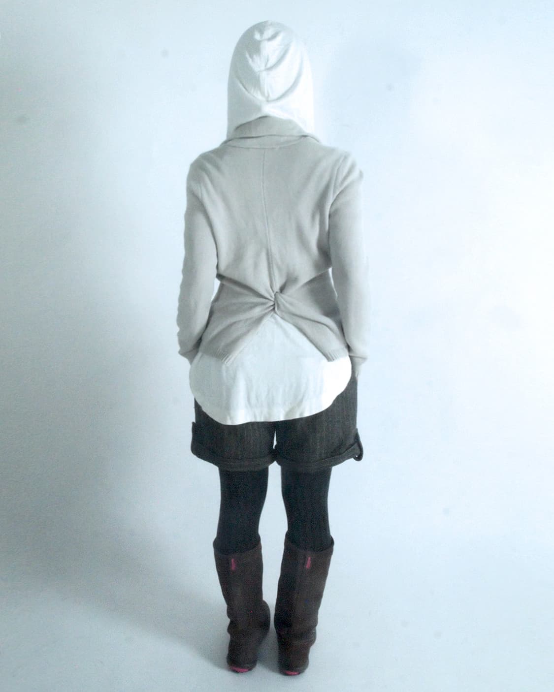 Greyish ivory 2 button knit jacket 상품이미지3
