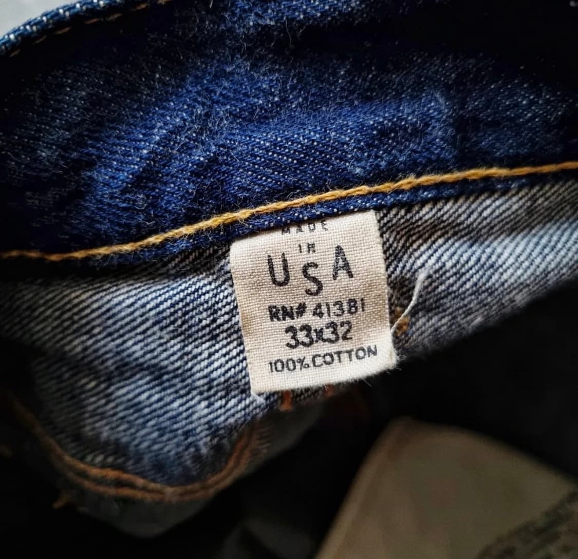 유럽판 RRL 오일피니쉬 스트레이트 셀비지 33sz 상품이미지5