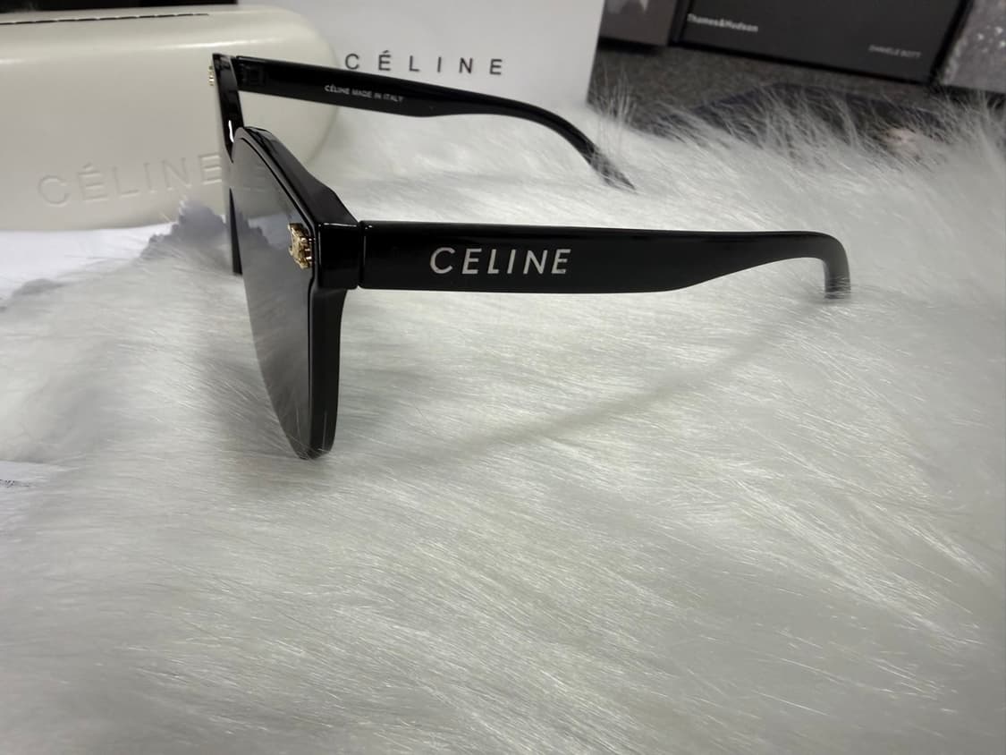셀린느 트리옹페 이니셜 선글라스 블랙 (남여공용) 상품이미지5