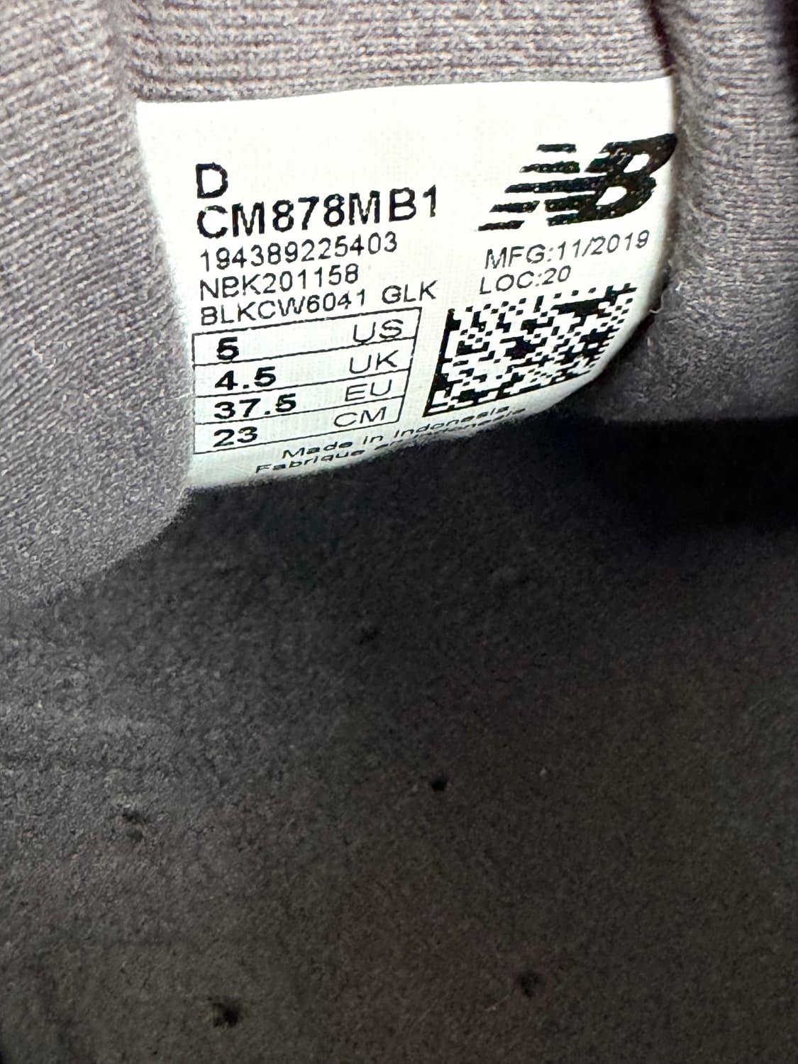 뉴발란스 878 다크 그레이 (CM878MB1) 상품이미지6