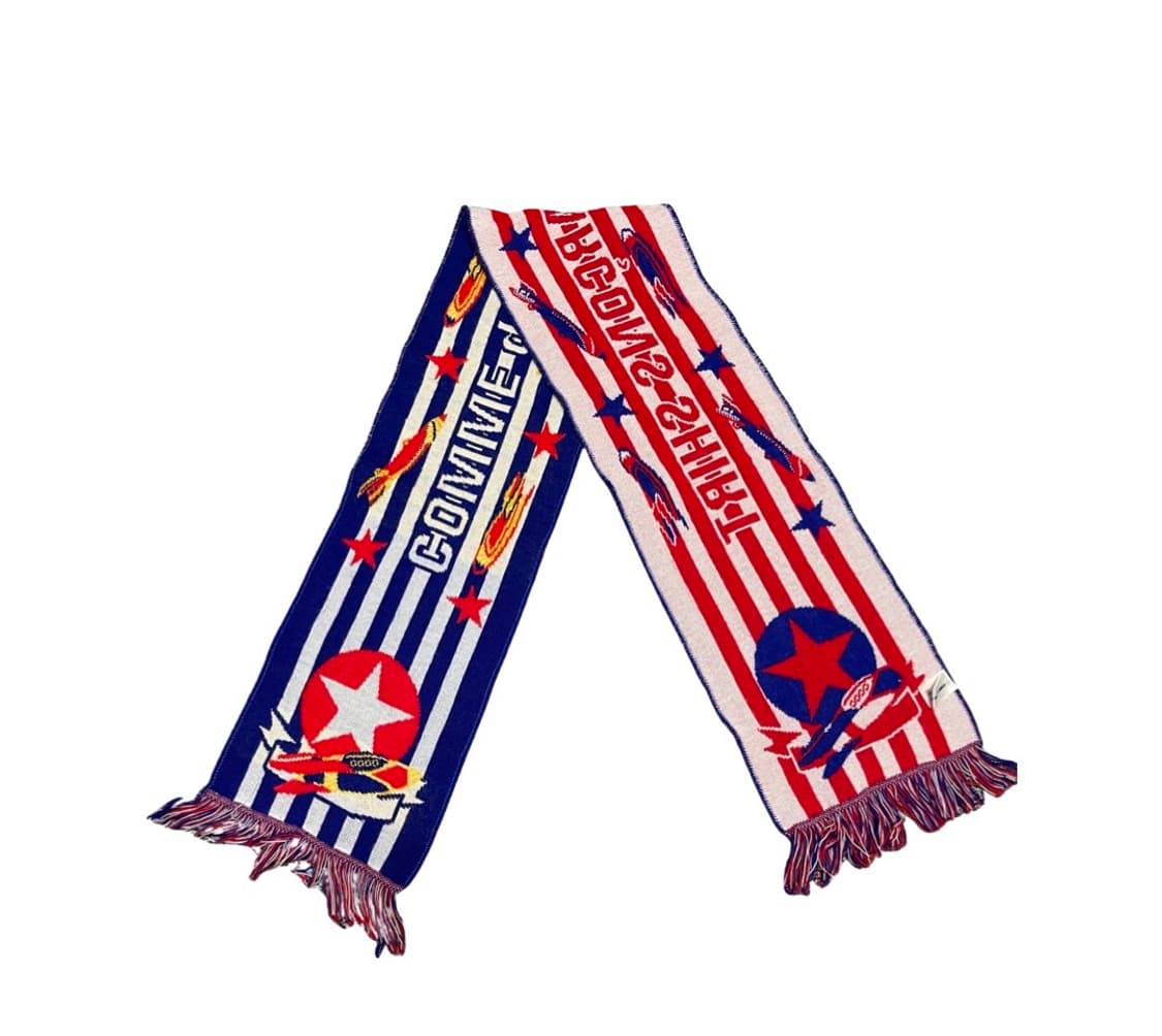 꼼데가르송 머플러 블루 상품이미지2