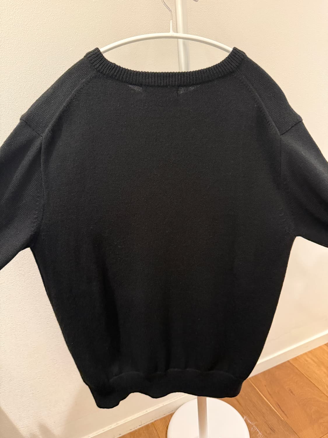 랩12 블랙 캐시미어 15%포함 니트 상품이미지2