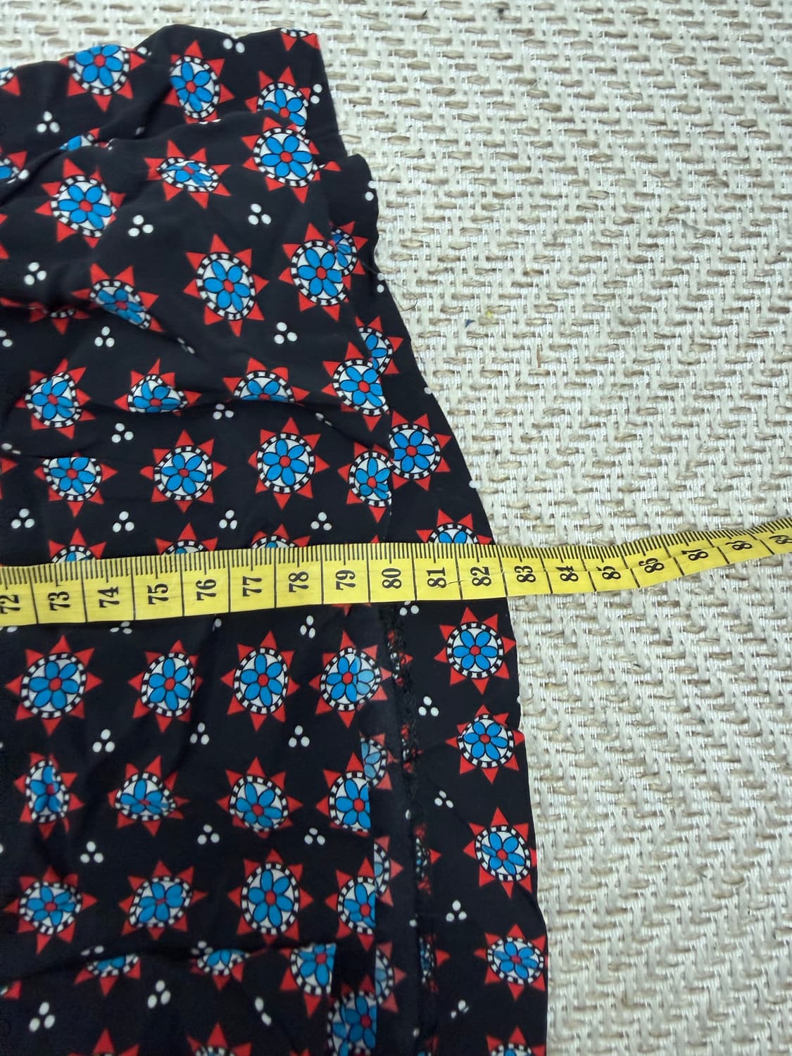 정품) 산드로 블랙 패턴 롱 원피스 36 상품이미지9