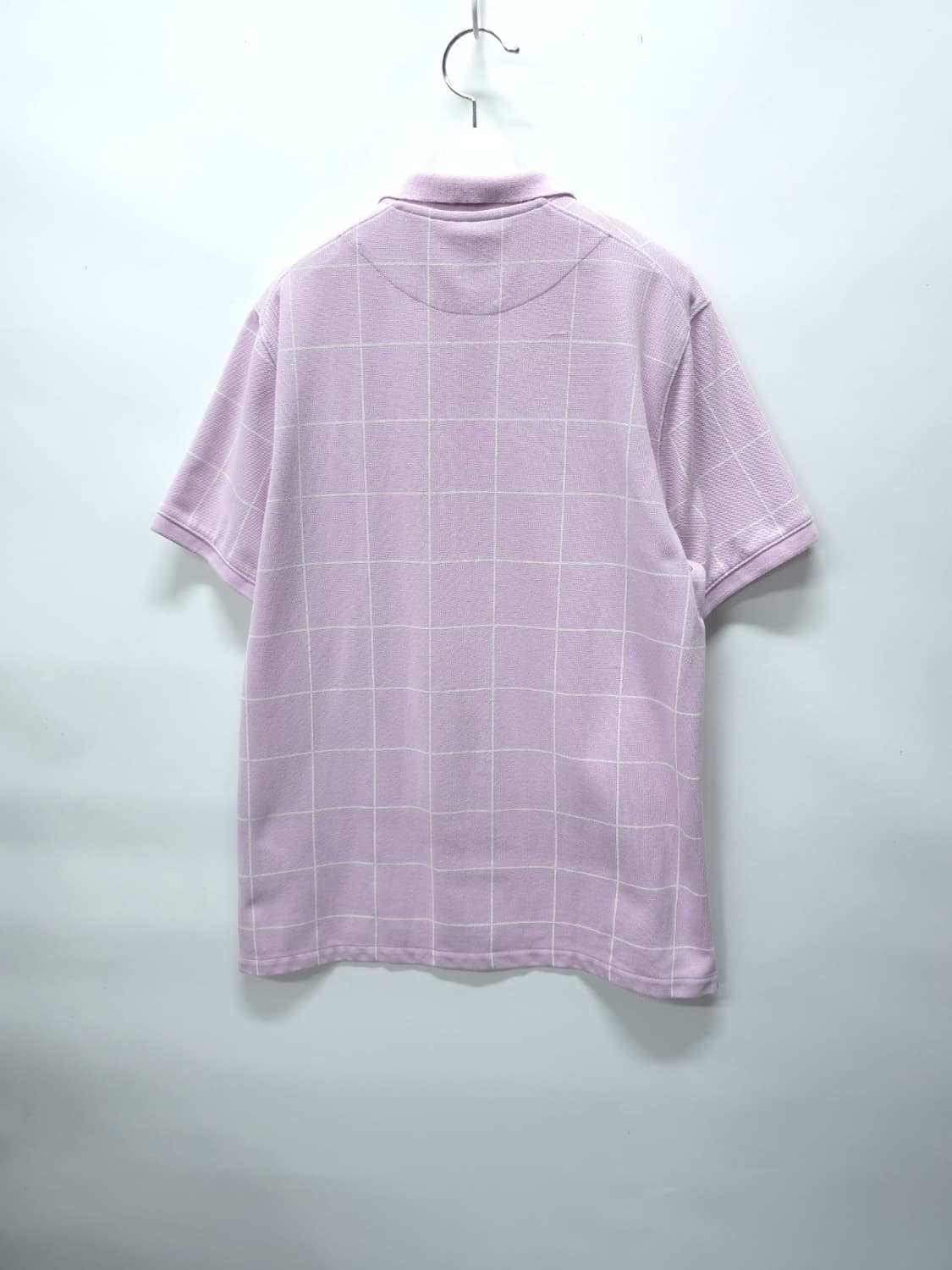 ​나이키 남성 라벤더 체크 반팔 카라티 드라이핏 (L사이즈) 상품이미지8