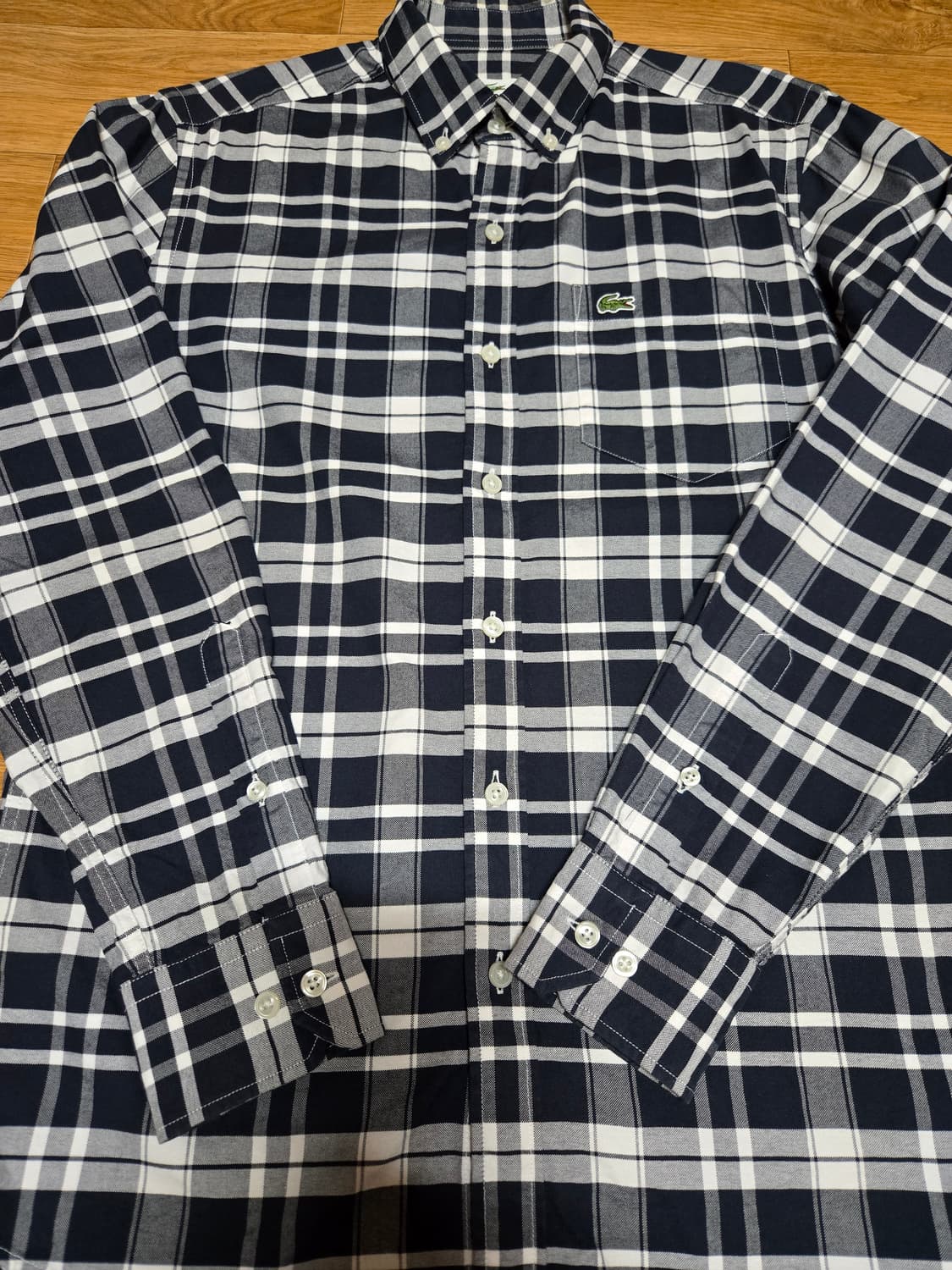 라코스테 남성 체크 셔츠 상품이미지4