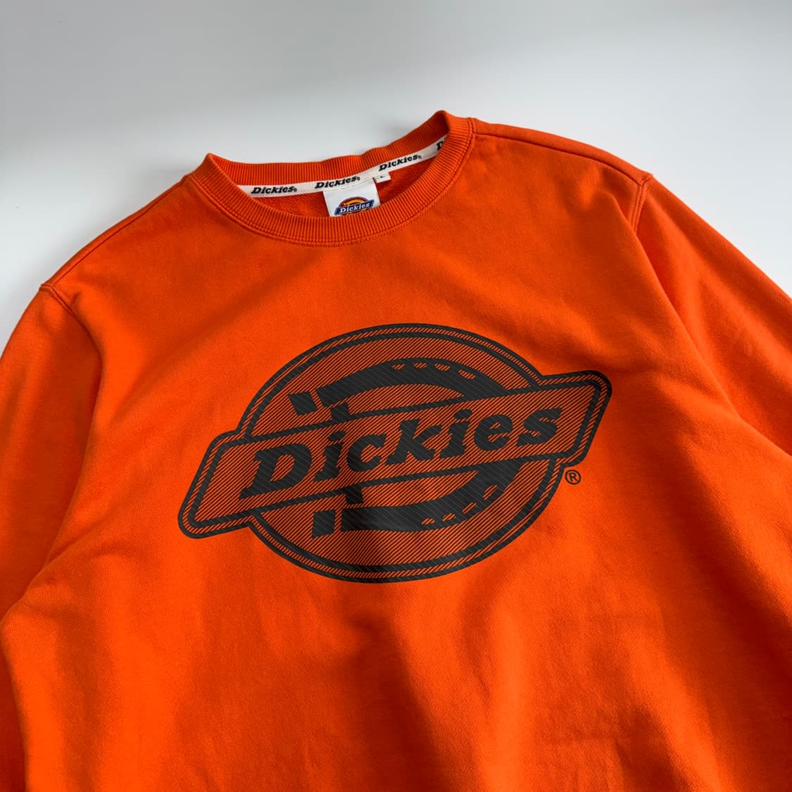 Dickies 디키즈 빅 로고 오렌지 맨투맨  상품이미지4