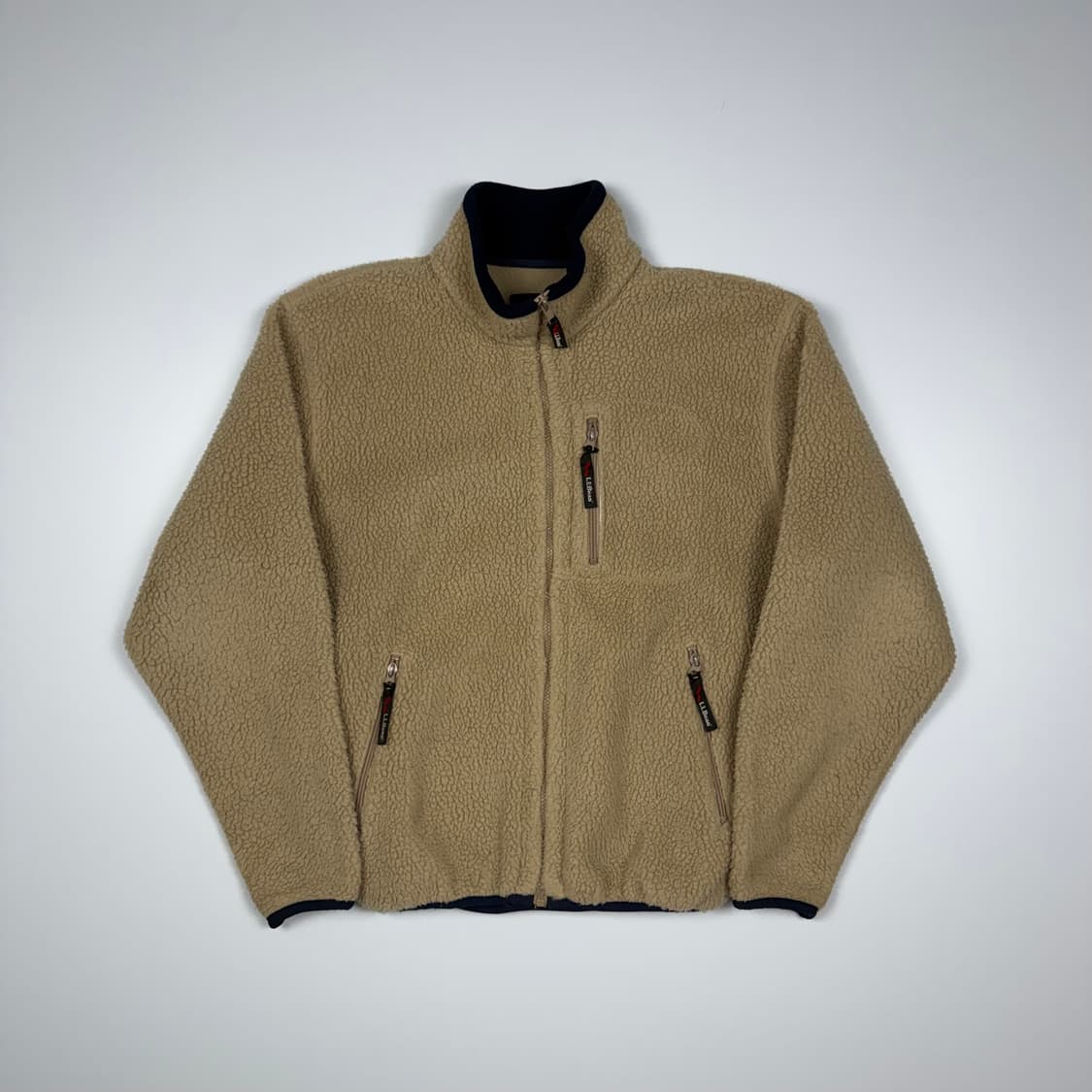 (105) 80s 엘엘빈 플리스 자켓 내추럴 상품이미지1