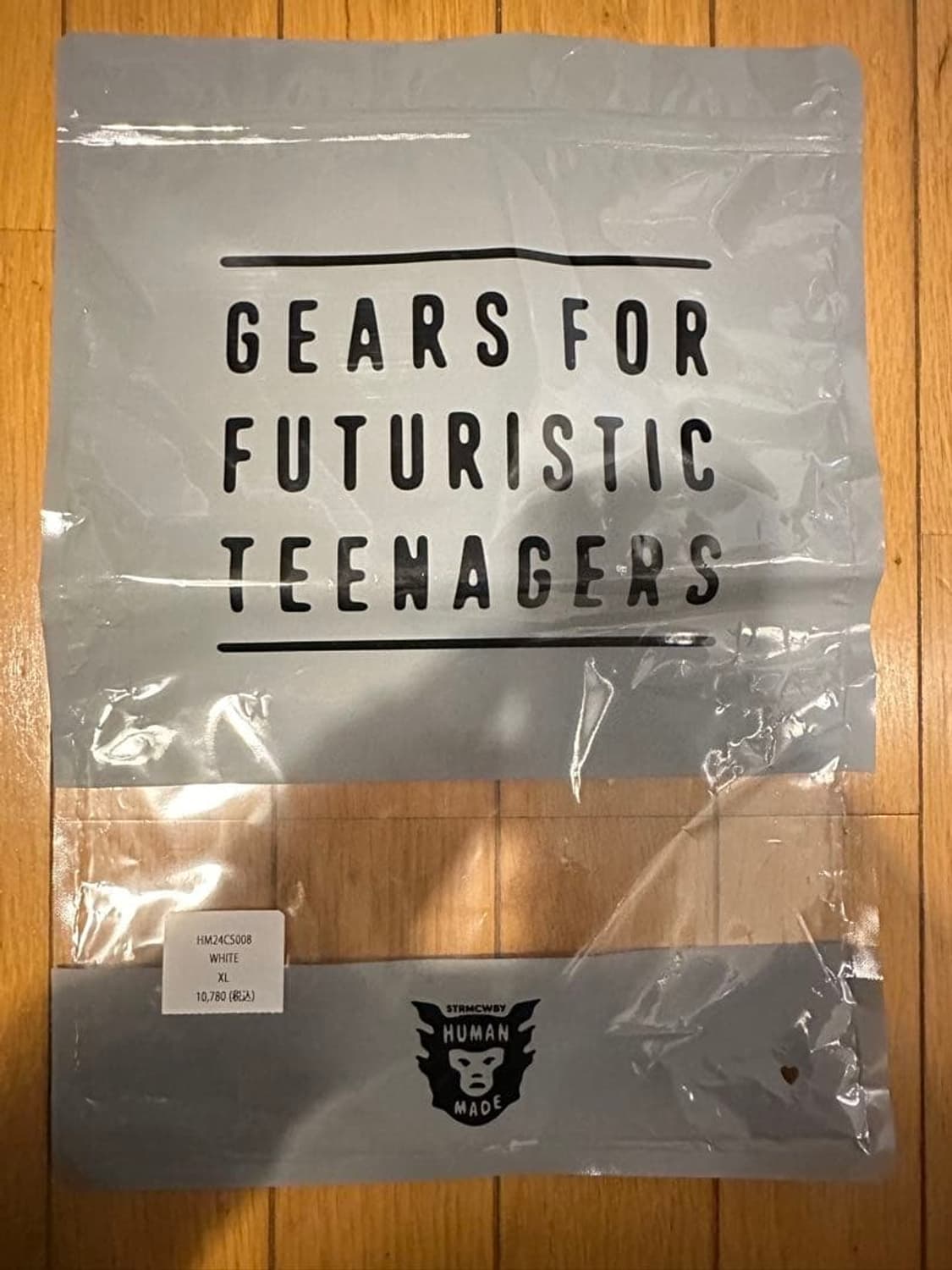 휴먼 메이드 하트 롱슬리브 티셔츠 화이트 상품이미지6