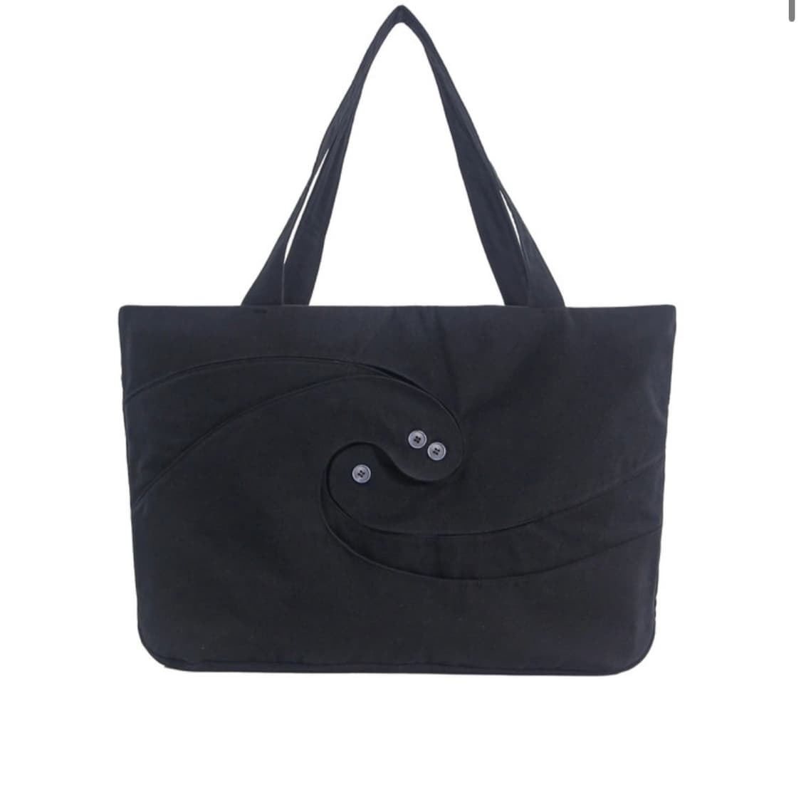 051-Spiral Tote Bag Black 상품이미지1