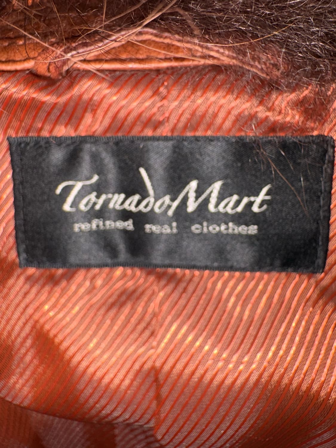 [M] 00’s Tornado Mart Fur Leather Jacket 상품이미지3