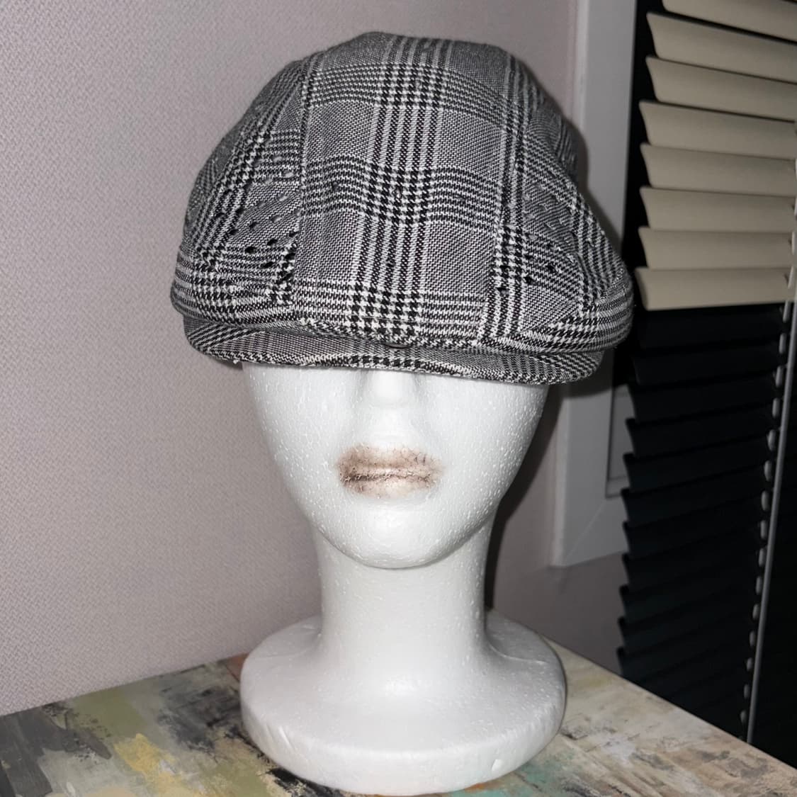 vintage check hunting cap 상품이미지2