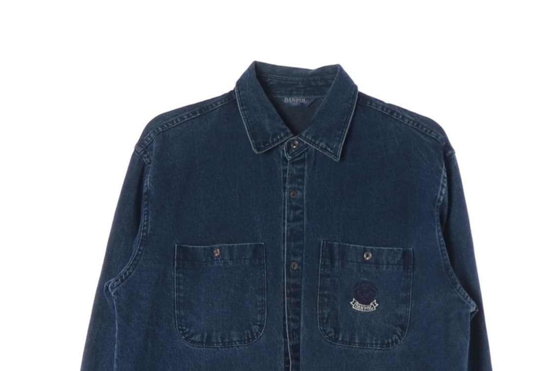 DANPOL 빈티지 데님 셔츠 L 상품이미지3