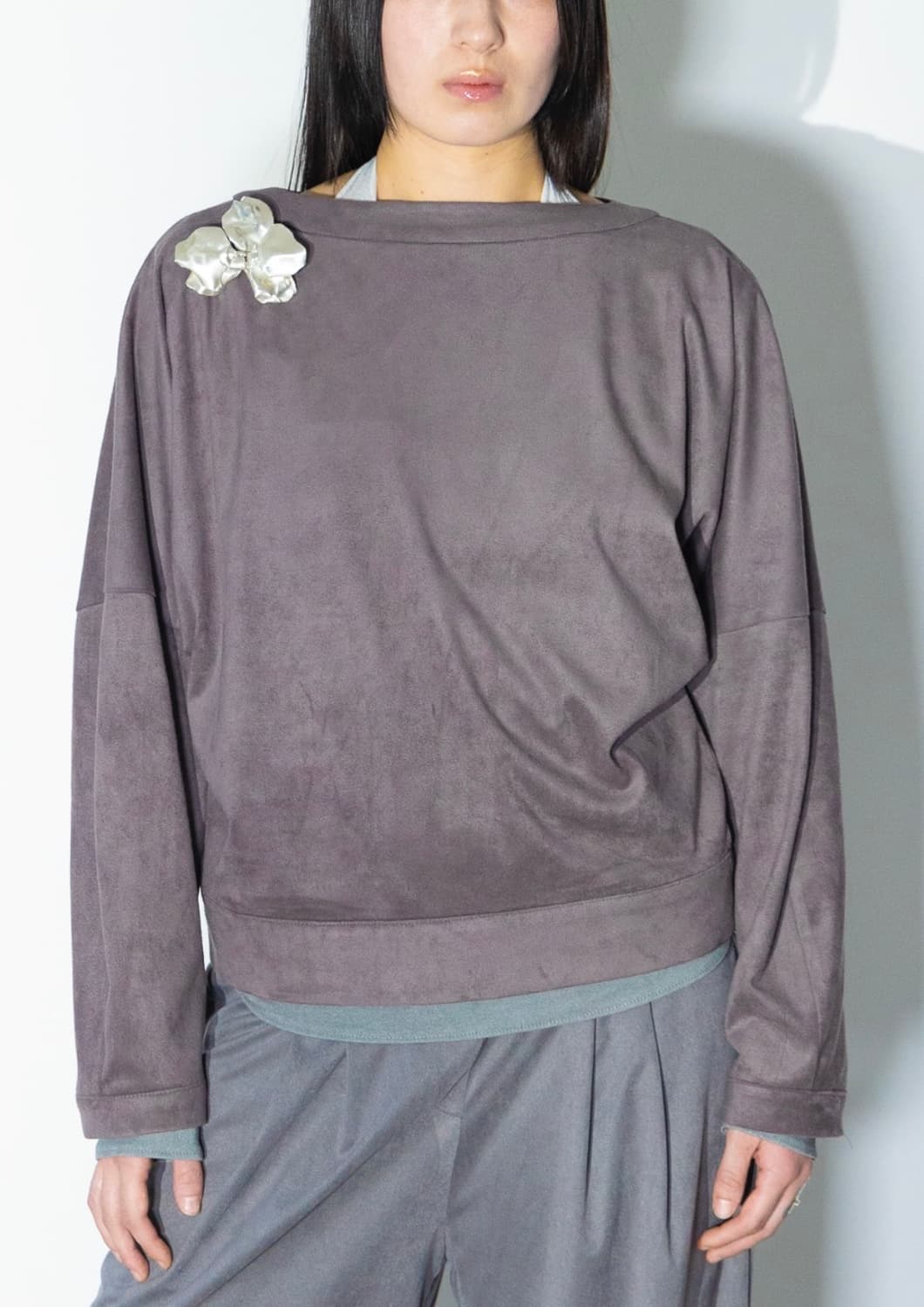 키야기 셔츠 Volume Bell Shirts (plum) 상품이미지1