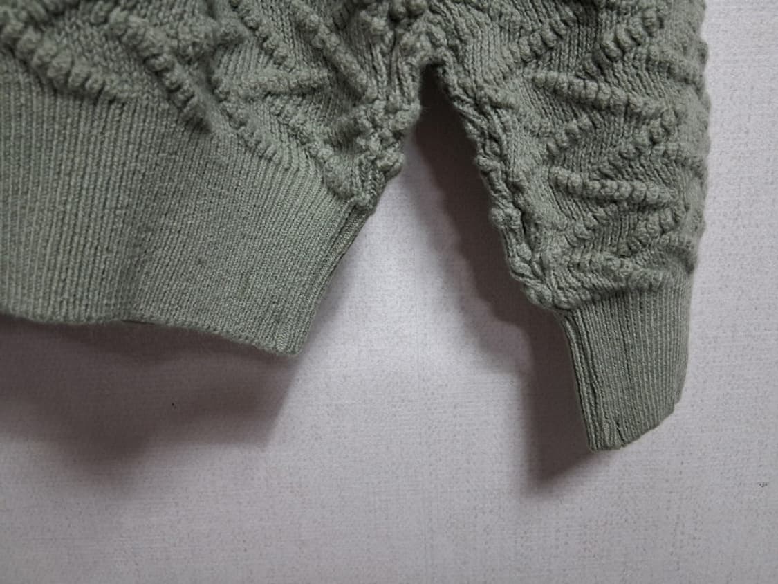 Elieune  엑스트라파인 메리노울 케이블울니트 가오리핏 66 새옷 상품이미지7