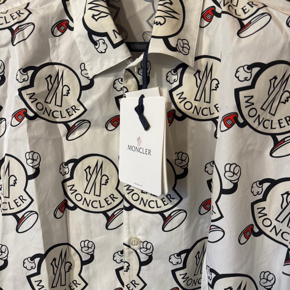 몽클레어 X 키스(kith) 콜라보 하와이안 셔츠 새상품 상품이미지3